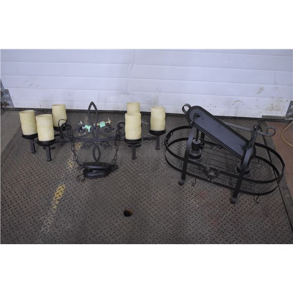 2 Hanging Light Chandalier