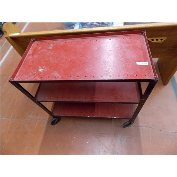 Heavy Duty Steel Shop Cart on Casters - 36"L, 36" T 18"D