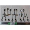 Image 1 : Manitoba, Ontario + Quebec Collectors Spoons