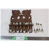 Image 1 : Mini Collectors Spoons with small shelf
