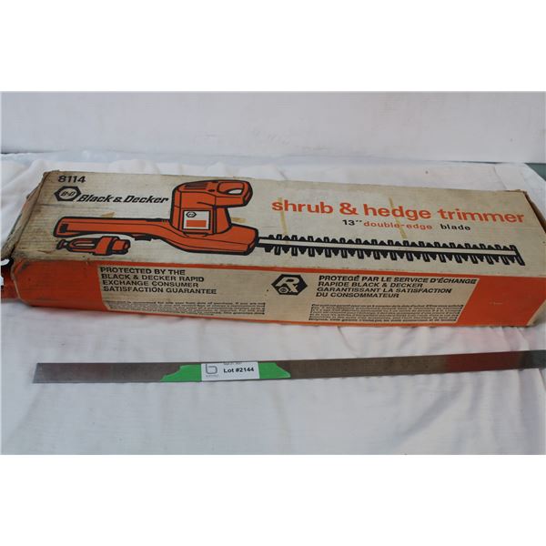 Black Decker Hedge Trimmer