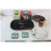 Image 1 : Misc Collectors Tins + Plate + serving trays and new mug