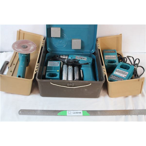 Makita Toolset - grinder, chargers, etc