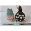 Image 1 : Handmade Gourd Decoration + Pottery