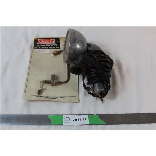 Vintage vehicle light + generator adaptor