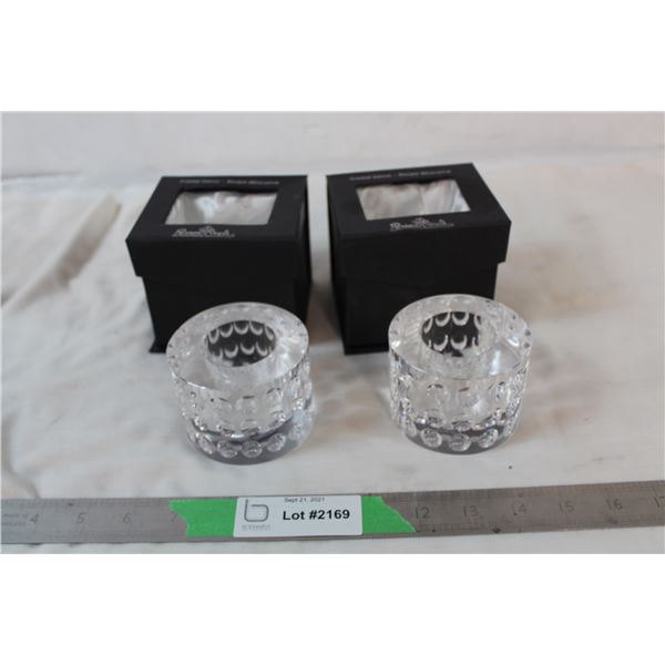 Rosenthal Crystal Candle Holders