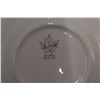 Image 3 : 22k Gold rimmed Broadway Church plate. Province of Alberta plate