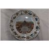 Image 4 : 22k Gold rimmed church plates, Rome plate, Former Pope plate