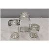 Image 3 : Box with glasses, sealed jars & sugar bowl
