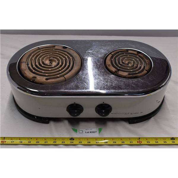 Ceramic electric stove. 2 burners.