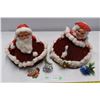 Image 1 : Homemade Mr & Mrs. Claus figures.