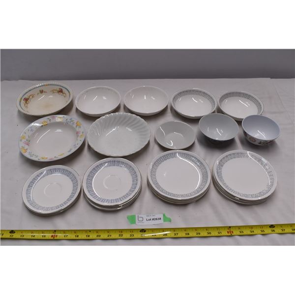Misc. fine bowls & plates