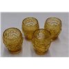 Image 3 : Amber wini wine glasses, amber small cups, clear mug
