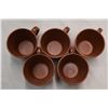 Image 2 : 5 Teracotta mugs, 2 stainless steel cups