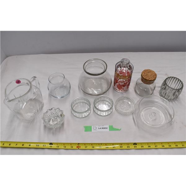 Misc. Glassware.