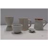 Image 2 : Misc. White mugs & cream pitchers
