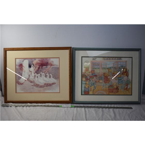 2 Framed Prints (Double Matted) - Mildred Bartee, Debi Hron