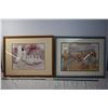 Image 1 : 2 Framed Prints (Double Matted) - Mildred Bartee, Debi Hron