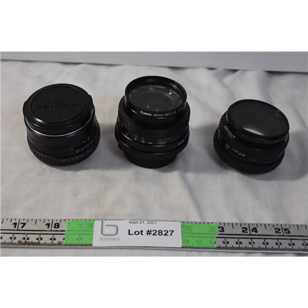 Camera Lenses (See Description)