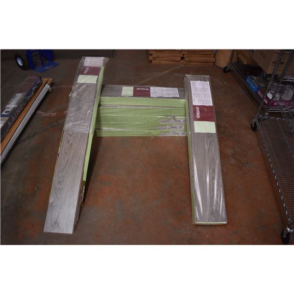 (7) packages of Evoke Olivia White Plank Oak Flooring - 20sq/ft per = ~140sq/ft total