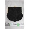 Image 1 : Black Beadwork Shell Shaped Purse