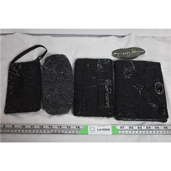 Black Beadwork Purses