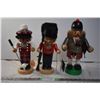 Image 1 : 3 Large Nutcrackers - Handcrafted in Germany (approx 12" tall)