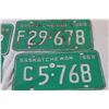 Image 3 : 1969 Saskatchewan License Plates