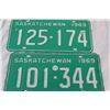 Image 4 : 1969 Saskatchewan License Plates