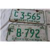 Image 2 : 1968 Saskatchewan License Plates