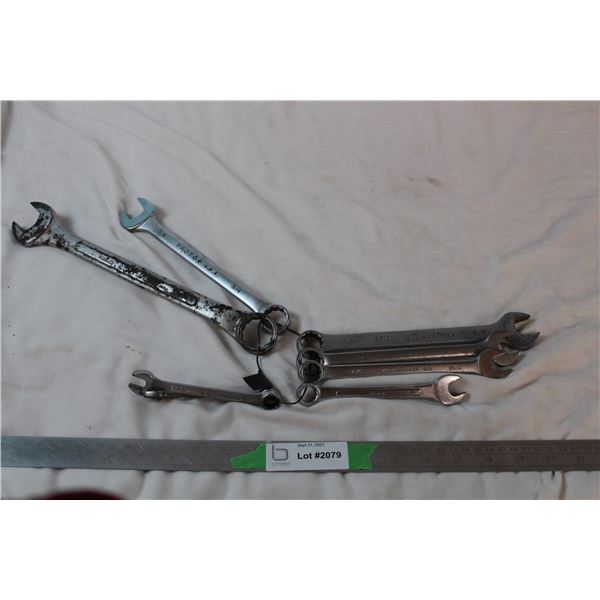 Variety of 8 SAE wrenches