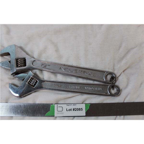 10" + 12" crescent wrenches