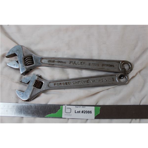Fuller #12 + #10 Crescent wrenches