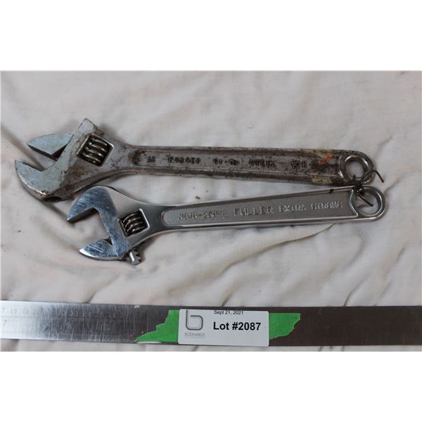 Lobster 300mm +Fuller 250mm crescent wrenches