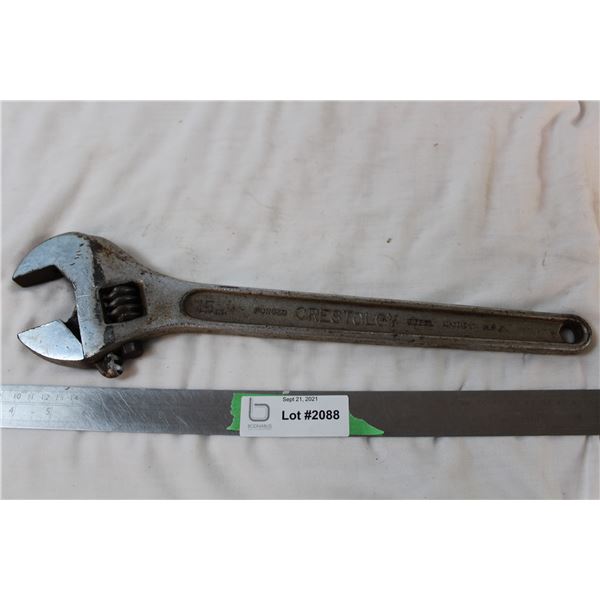Crestoloy 15" crescent wrench