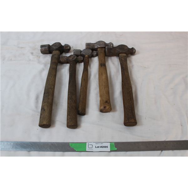 variety of ball-peen hammers