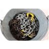 Image 2 : Galvanized bucket filled with heavy chain