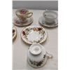 Image 3 : China tea cups & saucers