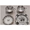 Image 2 : 25th anniversary chinaware (royal albert cup+saucer) + glass serving tray