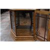 Image 4 : Vintage China cabinet. 74"H, 24"W, 12"D (cracked glass)