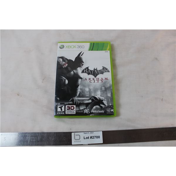Batman Arkham Asylum Xbox 360 game