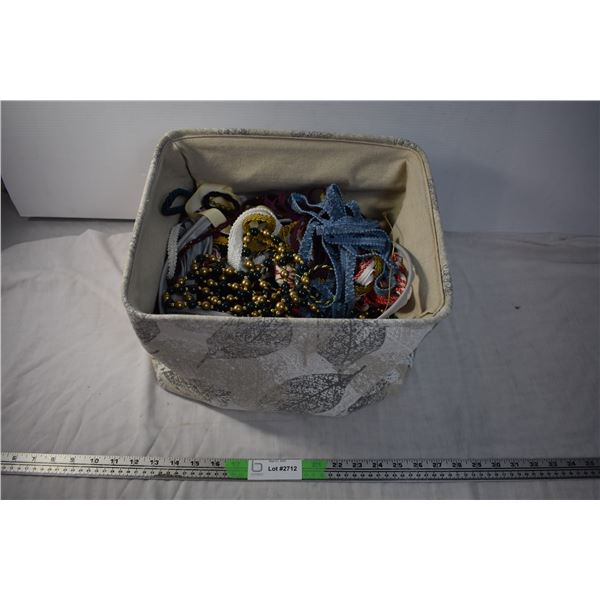 Binding Tape and Misc in Fabric Box