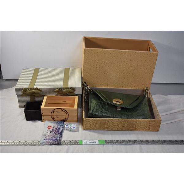 Boxes and Purse