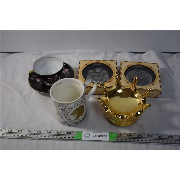 Tea cup, Zodiac Mug and Misc