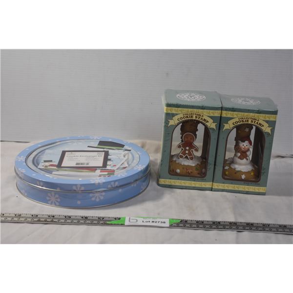 Gingerbread Cookie Stamps and Cookie Exchange Kit