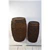 Image 1 : 2 Wicker Baskets (19" and 16" tall)