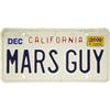Image 1 : Buzz Aldrin "Mars Guy" California License Plate