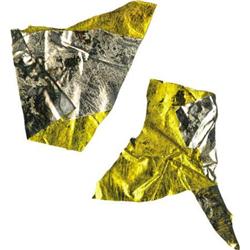 Two Small Pieces of Apollo 11 Flown Kapton Foil
