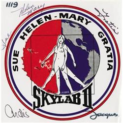 Skylab II (SL-3) Signed Wives Decal