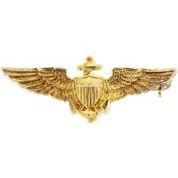 Apollo 12 Flown Miniature Navy Wings Pin